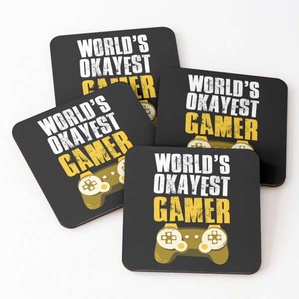 Item preview, Worlds Okayest Gamer, Gamer Gift Idea designed and sold by FNStuff.