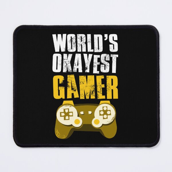 Item preview, Worlds Okayest Gamer, Gamer Gift Idea designed and sold by FNStuff.