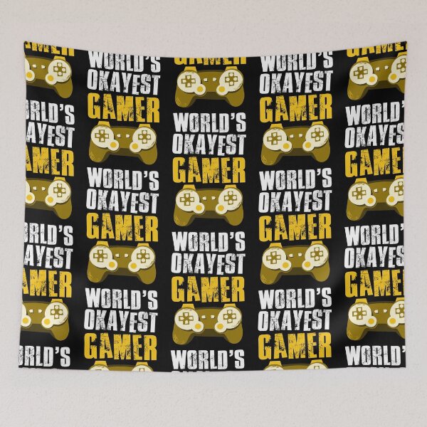 Item preview, Worlds Okayest Gamer, Gamer Gift Idea designed and sold by FNStuff.