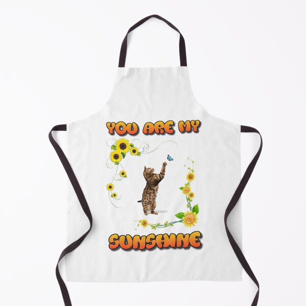 Item preview, You Are My Sunshine Cat Sunflower designed and sold by ArtCollectables.