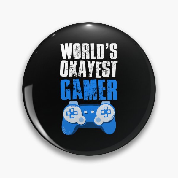 Item preview, Worlds Okayest Gamer, Gamer Gift Idea designed and sold by FNStuff.