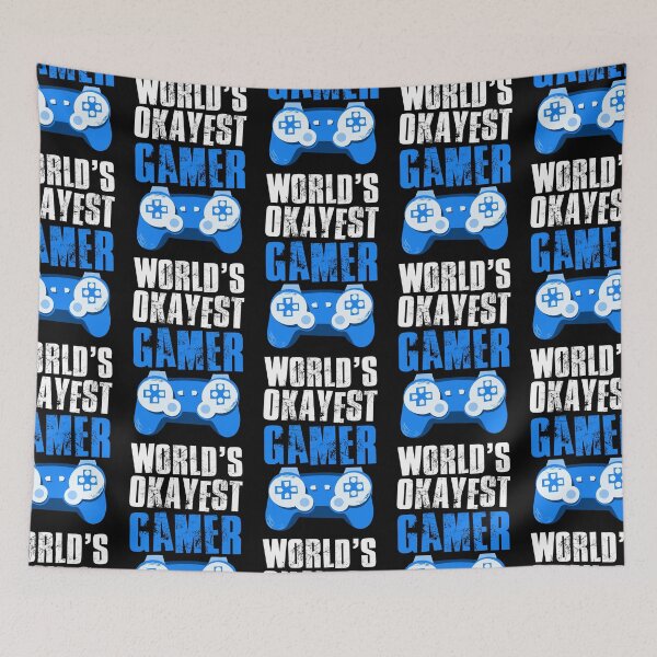 Item preview, Worlds Okayest Gamer, Gamer Gift Idea designed and sold by FNStuff.