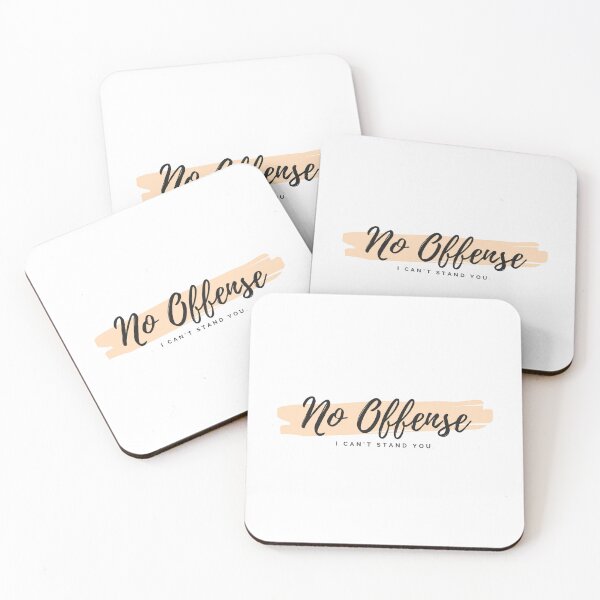 Item preview, No offense but i can't stand you-Rude designed and sold by Creative Life.