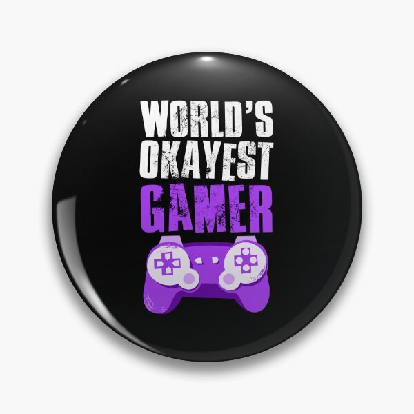 Item preview, Worlds Okayest Gamer, Gamer Gift Idea designed and sold by FNStuff.