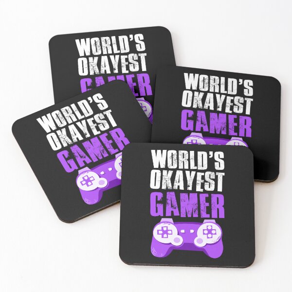 Item preview, Worlds Okayest Gamer, Gamer Gift Idea designed and sold by FNStuff.