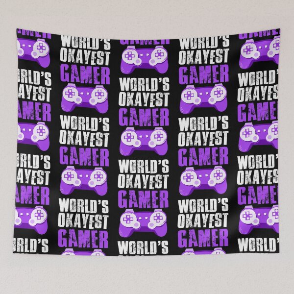 Item preview, Worlds Okayest Gamer, Gamer Gift Idea designed and sold by FNStuff.