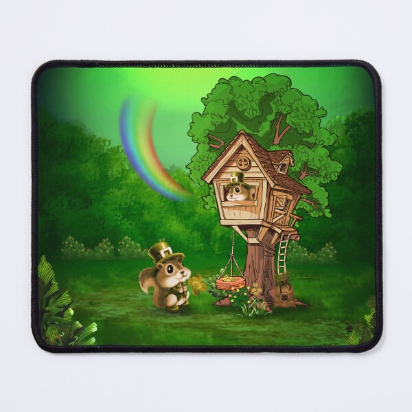 Item preview, Cute St.patrick's day, little couple squirrel designed and sold by nicky2342.
