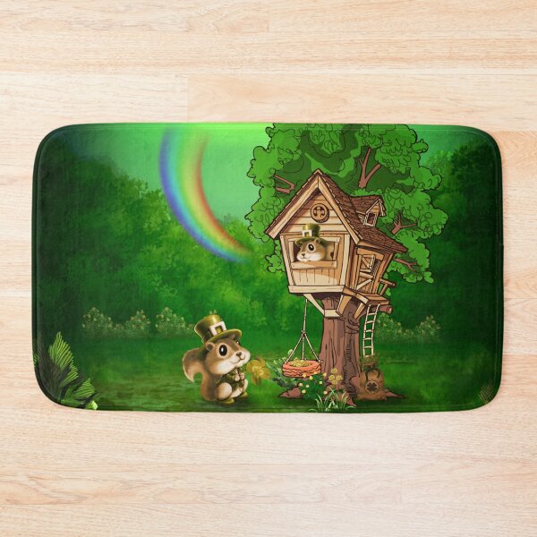 Item preview, Cute St.patrick's day, little couple squirrel designed and sold by nicky2342.