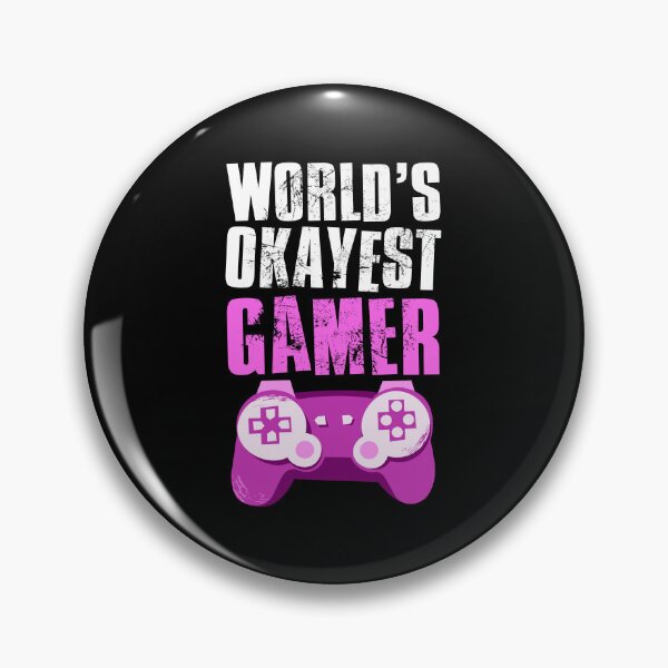 Item preview, Worlds Okayest Gamer, Gamer Gift Idea designed and sold by FNStuff.