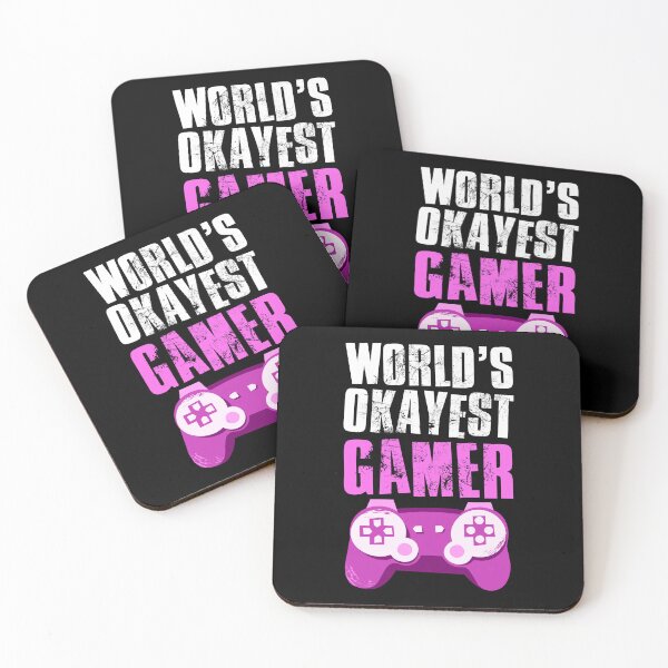Item preview, Worlds Okayest Gamer, Gamer Gift Idea designed and sold by FNStuff.