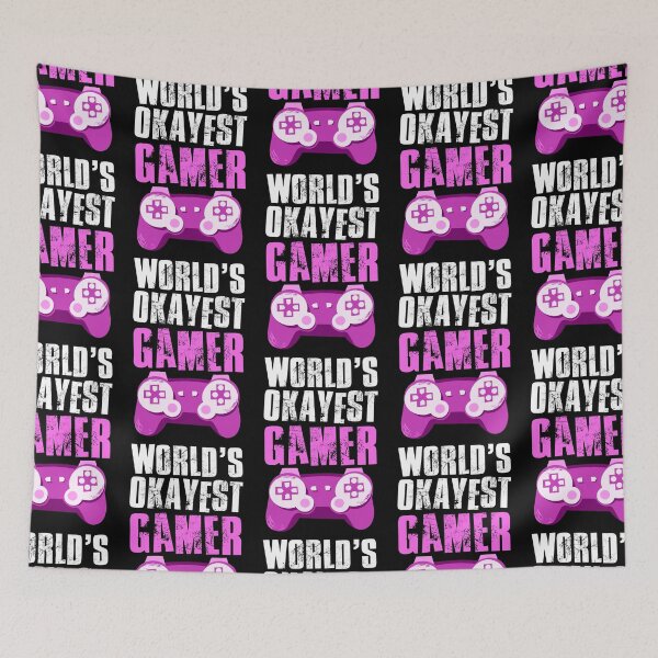 Item preview, Worlds Okayest Gamer, Gamer Gift Idea designed and sold by FNStuff.