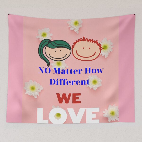 Item preview, NO MATTER HOW DIFFERENT WE LOVE designed and sold by ChristCentered.