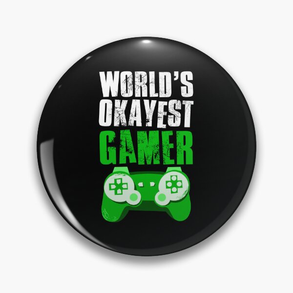 Item preview, Worlds Okayest Gamer, Gamer Gift Idea designed and sold by FNStuff.