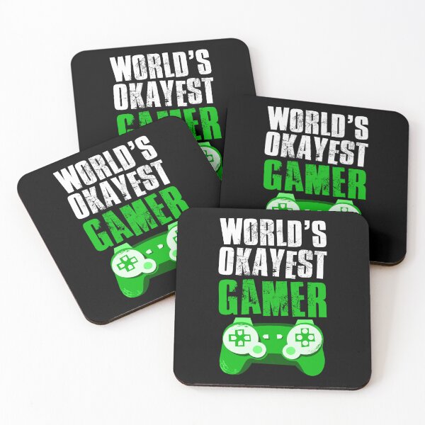 Item preview, Worlds Okayest Gamer, Gamer Gift Idea designed and sold by FNStuff.