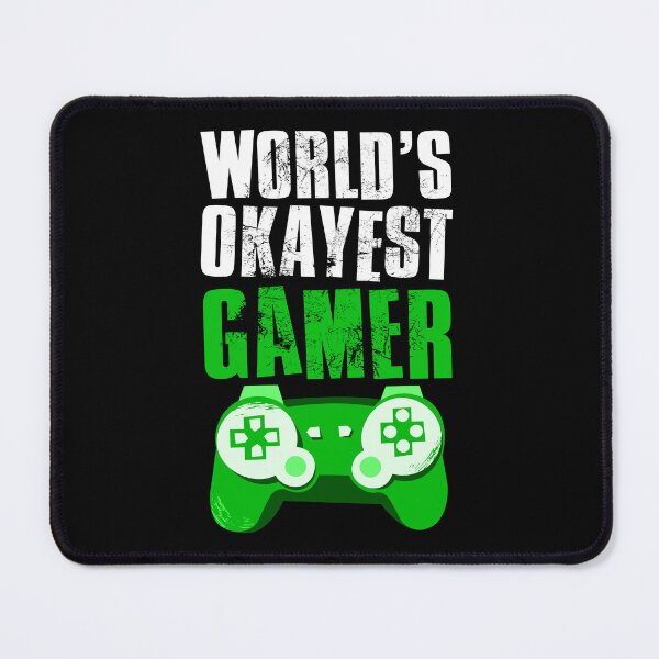 Item preview, Worlds Okayest Gamer, Gamer Gift Idea designed and sold by FNStuff.