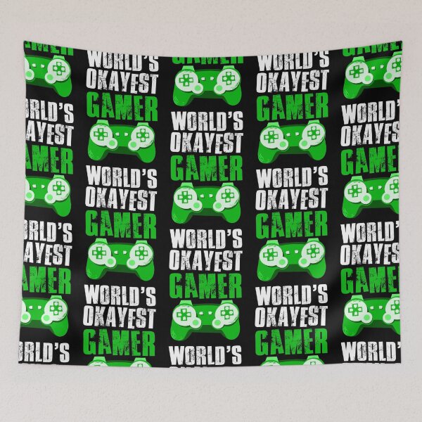 Item preview, Worlds Okayest Gamer, Gamer Gift Idea designed and sold by FNStuff.