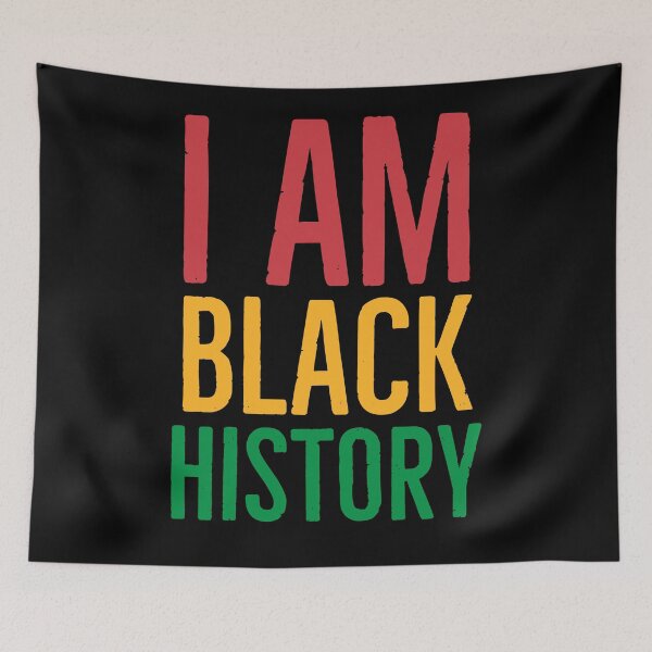 Item preview, I am Black history | black history month people afro American history quotes facts | designed and sold by Tarun Bisht.