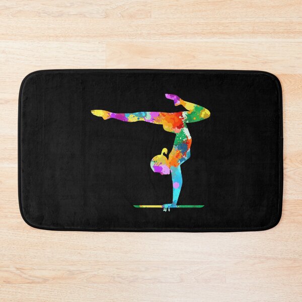 Item preview, Colorful Watercolor Gymnastics designed and sold by MobertsonArt.