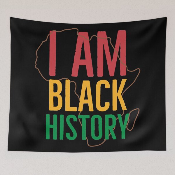 Item preview, I am Black history | black history month people afro American history quotes facts | designed and sold by Tarun Bisht.