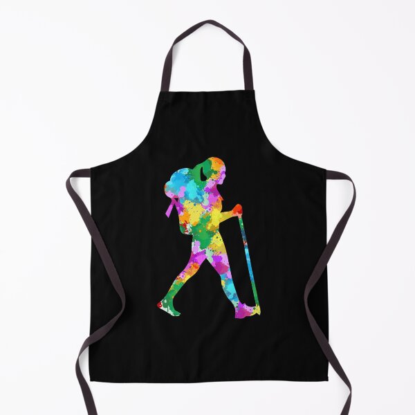 Item preview, Colorful Watercolor Hiking designed and sold by MobertsonArt.