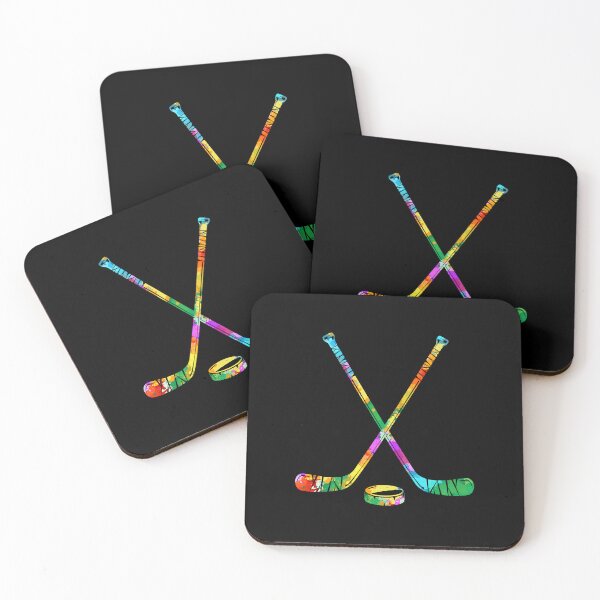 Item preview, Colorful Watercolor Ice hockey designed and sold by MobertsonArt.