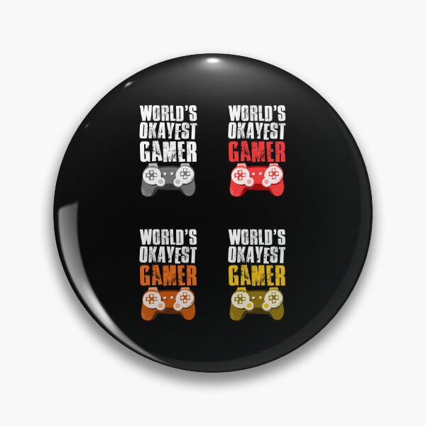 Item preview, Worlds Okayest Gamer, Gamer Gift Idea, Sticker Pack designed and sold by FNStuff.