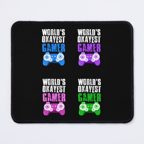 Item preview, Worlds Okayest Gamer, Gamer Gift Idea, Sticker Pack designed and sold by FNStuff.
