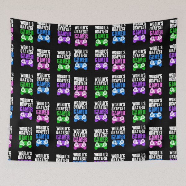 Item preview, Worlds Okayest Gamer, Gamer Gift Idea, Sticker Pack designed and sold by FNStuff.