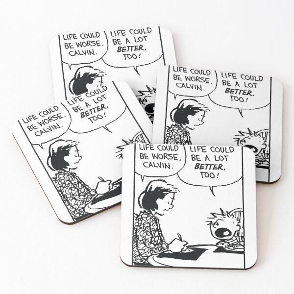 Item preview, Calvin And Hobbes T-Shirtlife could be a lot better (calvin and hobbes) designed and sold by NicolCarrum.
