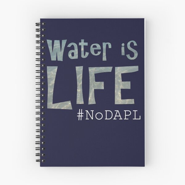 Item preview, Water is LIfe - #NoDAPL designed and sold by Bethcentral Designs.