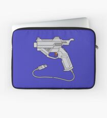 Dreamcast Light Gun (On Blue) Laptop Sleeve