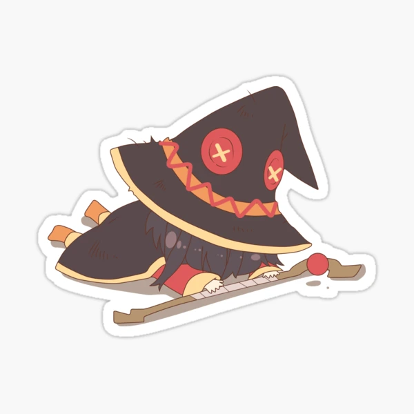 Konosuba Logo Title Sticker for Sale by Kamerdra