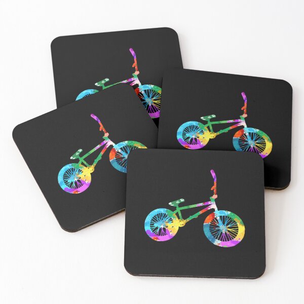 Item preview, Watercolor colorful bright BMX designed and sold by VickyCloset.