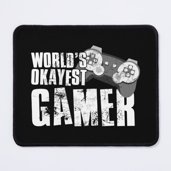 Item preview, Worlds Okayest Gamer, Gamer Gift Idea designed and sold by FNStuff.