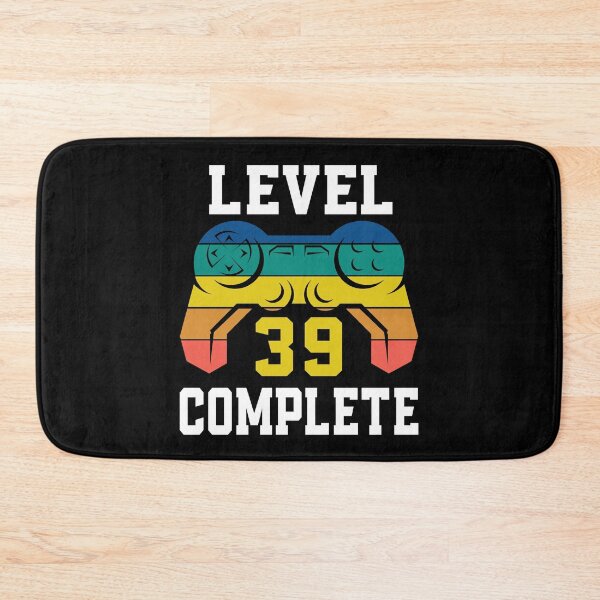 Item preview, Level 39 Complete, Retro Video Gamer 39th Birthday designed and sold by Fabvity.