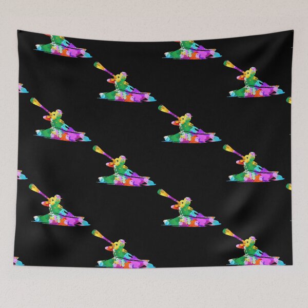 Item preview, Watercolor colorful bright Canoeing designed and sold by VickyCloset.