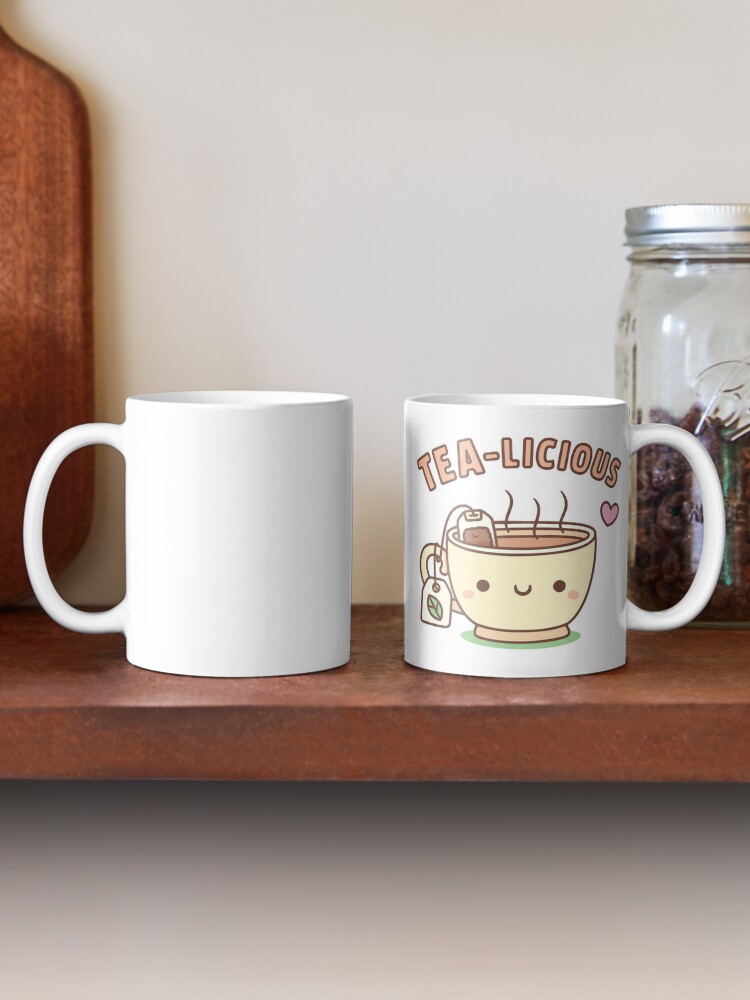 Hot-Tea, 11oz funny lovers pun coffee travel mug