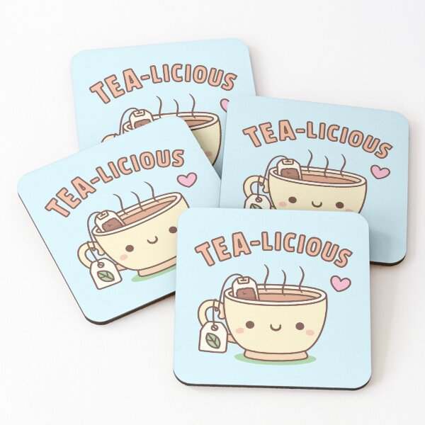 Item preview, Cute Teacup Tea-licious Funny Pun designed and sold by rustydoodle.