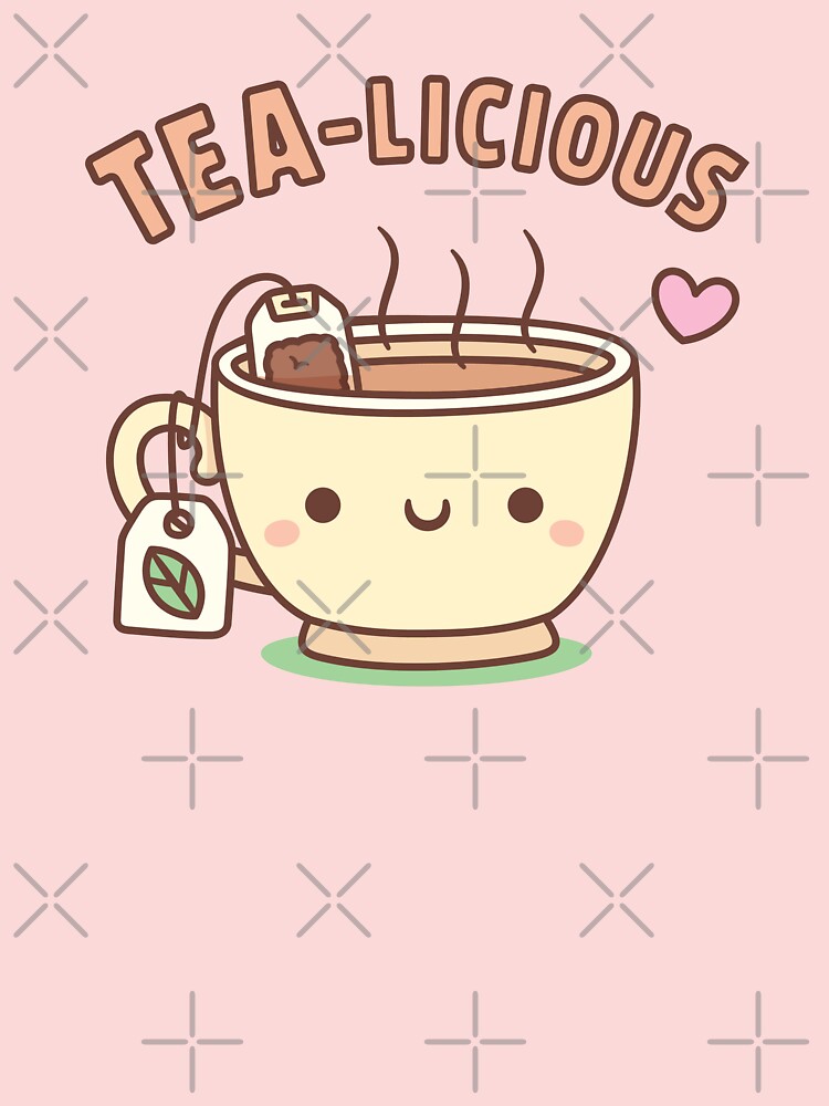 Hey Cute Tea funny rainbow teapot