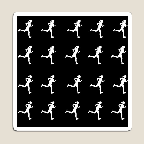 Item preview, Running girl pattern designed and sold by DigitalArtTrend.