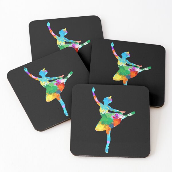 Item preview, Watercolor colorful bright Ballet Dancing designed and sold by VickyCloset.
