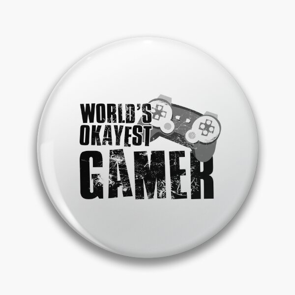 Item preview, Worlds Okayest Gamer, Gamer Gift Idea designed and sold by FNStuff.