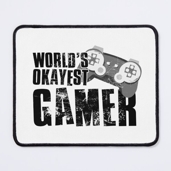 Item preview, Worlds Okayest Gamer, Gamer Gift Idea designed and sold by FNStuff.