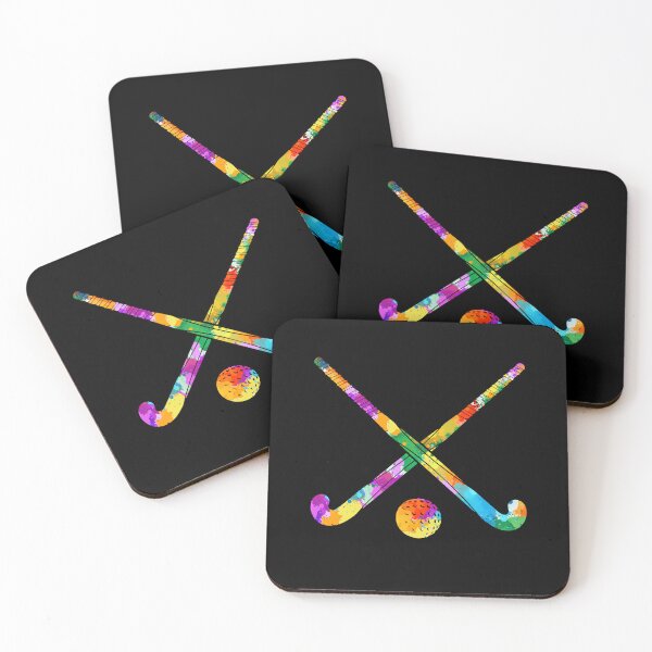 Item preview, Watercolor colorful bright Field Hockey designed and sold by VickyCloset.