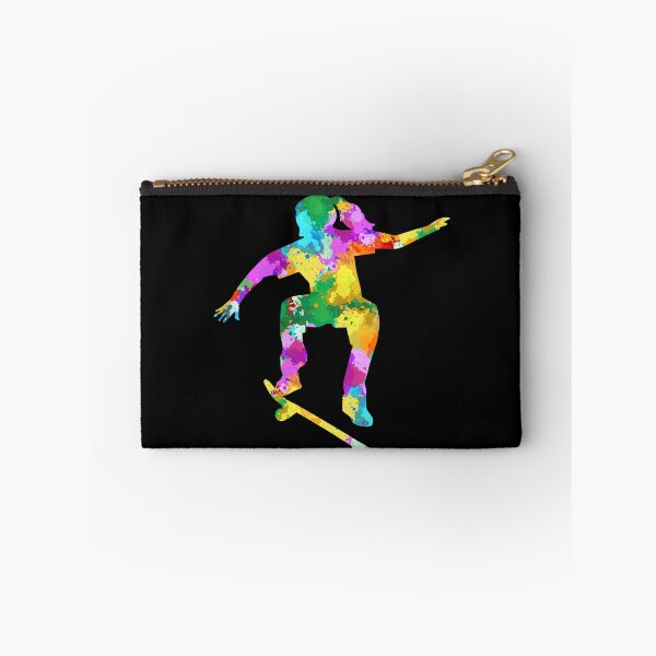 Item preview, Watercolor colorful bright Skateboarding designed and sold by VickyCloset.