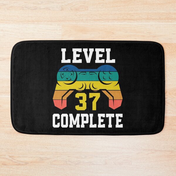 Item preview, Level 37 Complete, Retro Video Gamer 37th Birthday designed and sold by Fabvity.