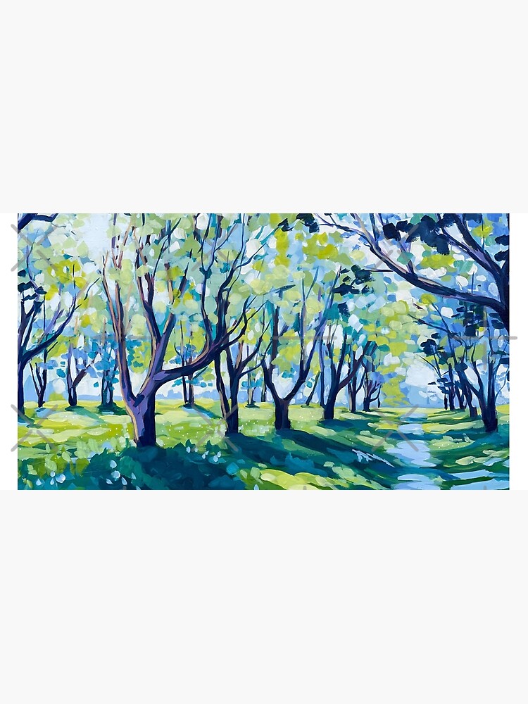 Thumbnail 5 of 5, Mouse Pad, Spring Plum Trees designed and sold by ClairBremner.