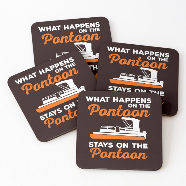 Item preview, What Happens On The Pontoon , Stays On The Pontoon! designed and sold by StreetShirts1.