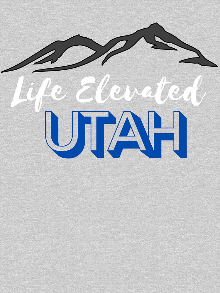 "Life Elevated UTAH Beehive State" Tshirt for Sale by meresela