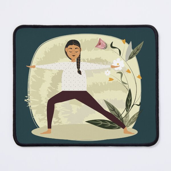 Item preview, Namaste Yoga. Illustration, girl channels her yoga energy outdoors. designed and sold by Julio2701.
